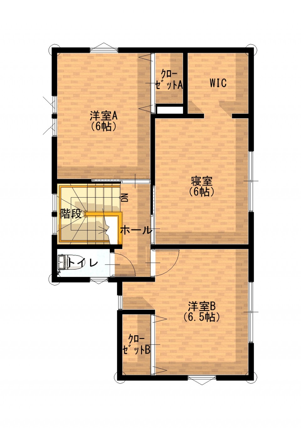 間取り図 4LDK 2階